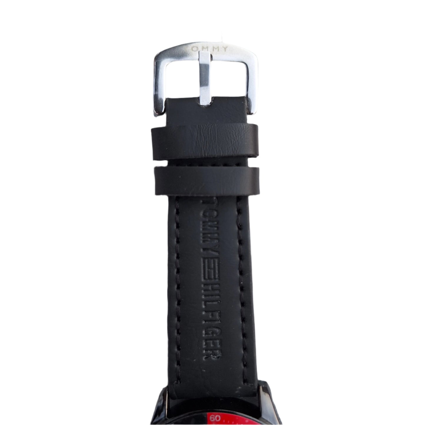 Tommy Hilfiger Men's Watch – Red & Blue Bezel (working date feature)