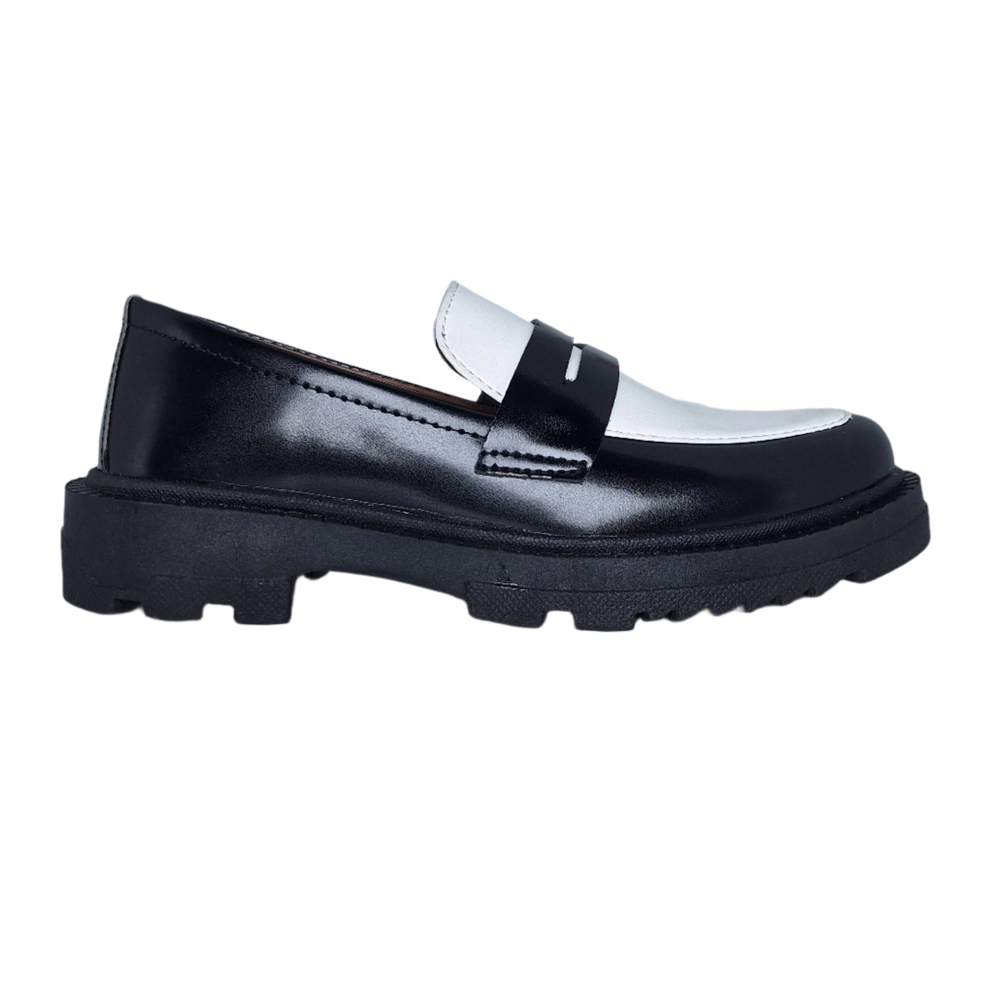 Chunky Penny Loafers - Dual Tone