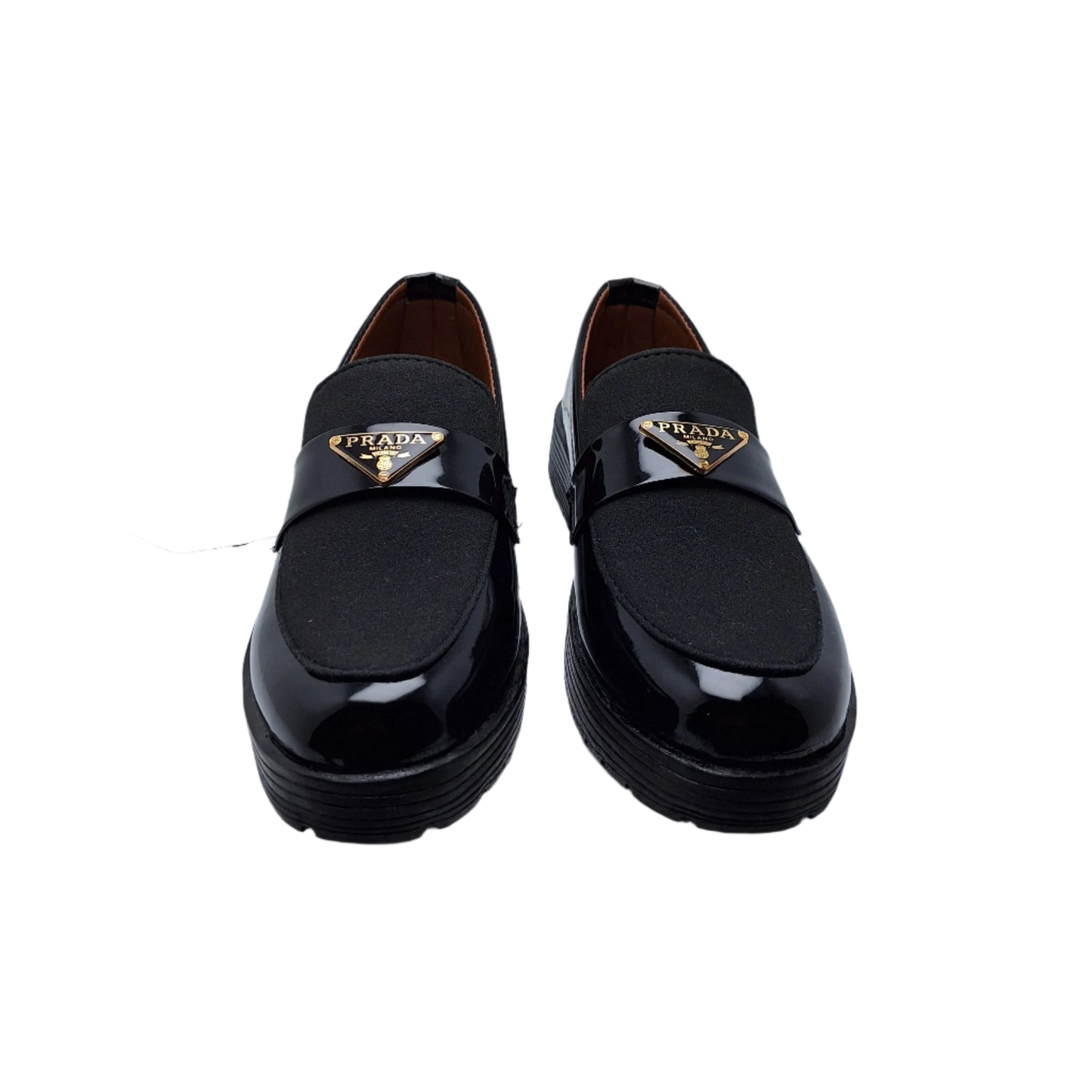 Luxe Crest Loafers - BLK