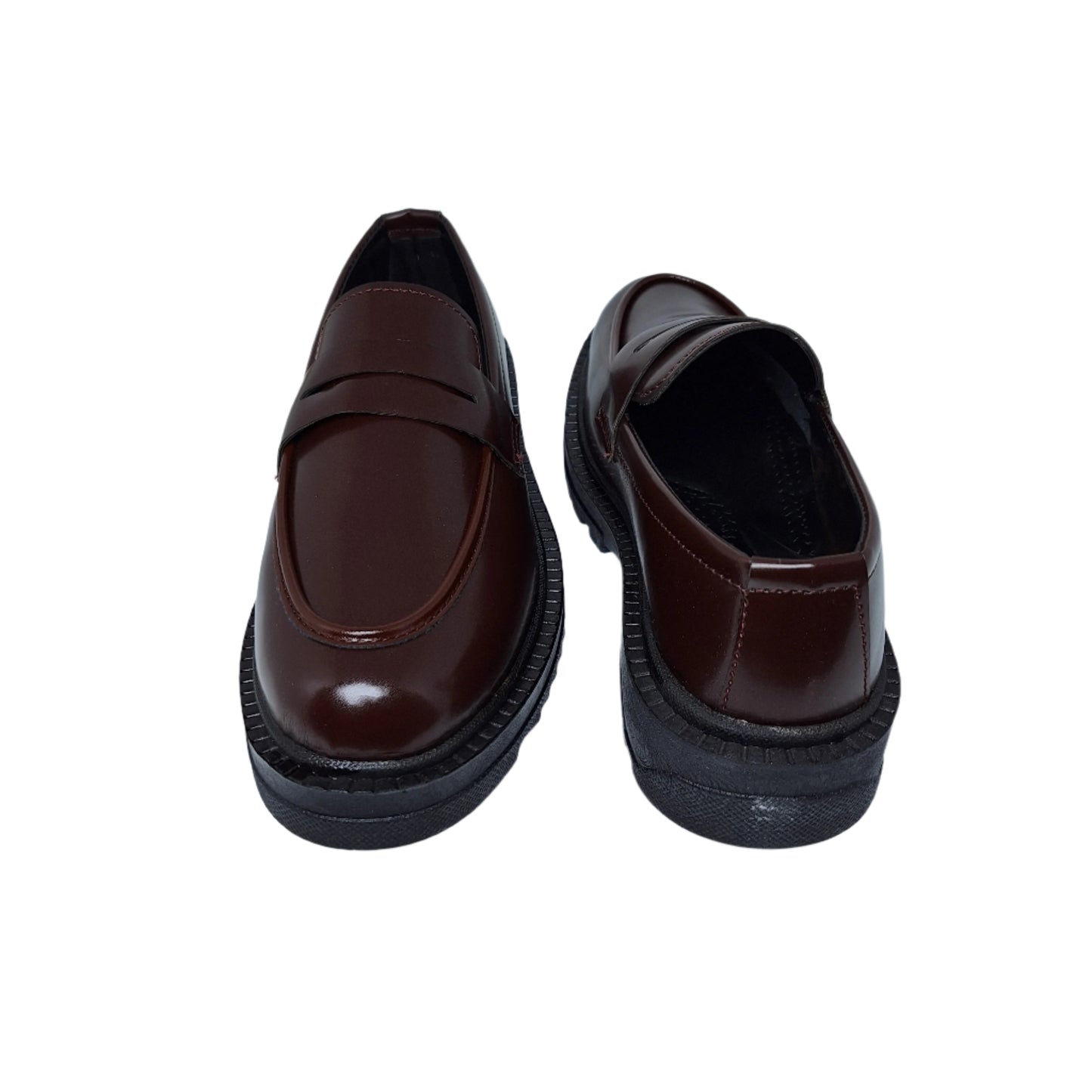 Chunky Penny Loafers - BRN
