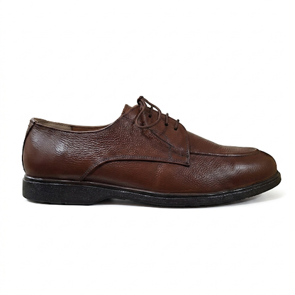 Leather Derby Shoes - BRN