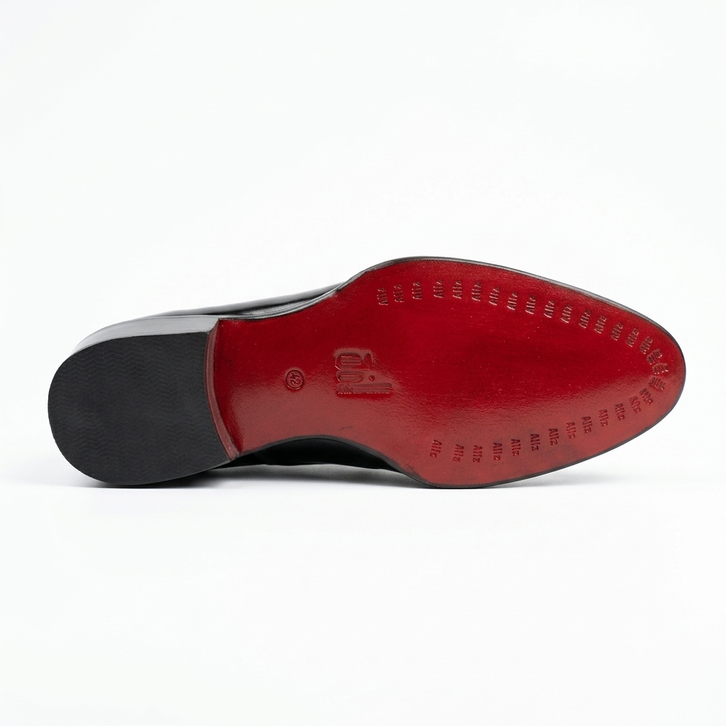 Executive Patent Leather Whole-cut Oxfords-CHERRY-Groom's Edition