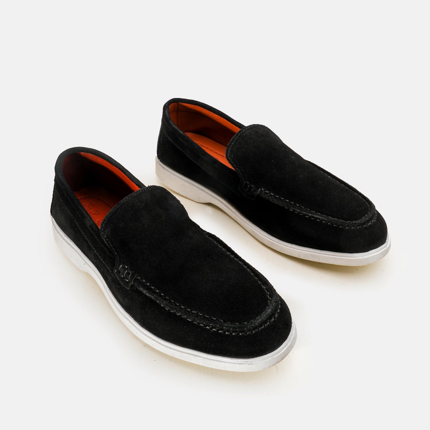 Premium Old Money Suede Loafers - Black