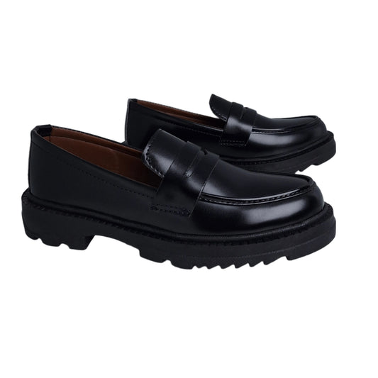 Chunky Penny Loafers - BLK