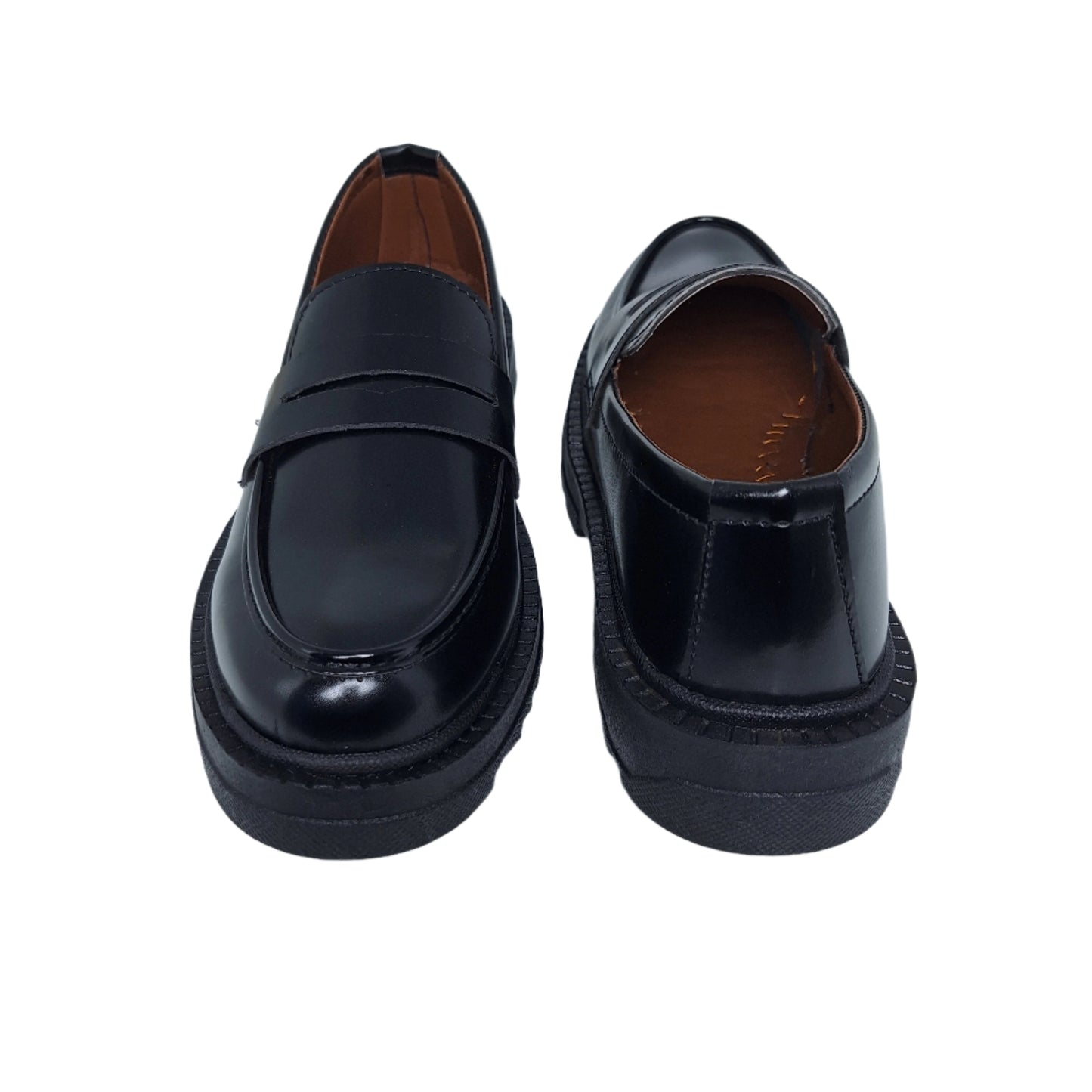 Chunky Penny Loafers - BLK