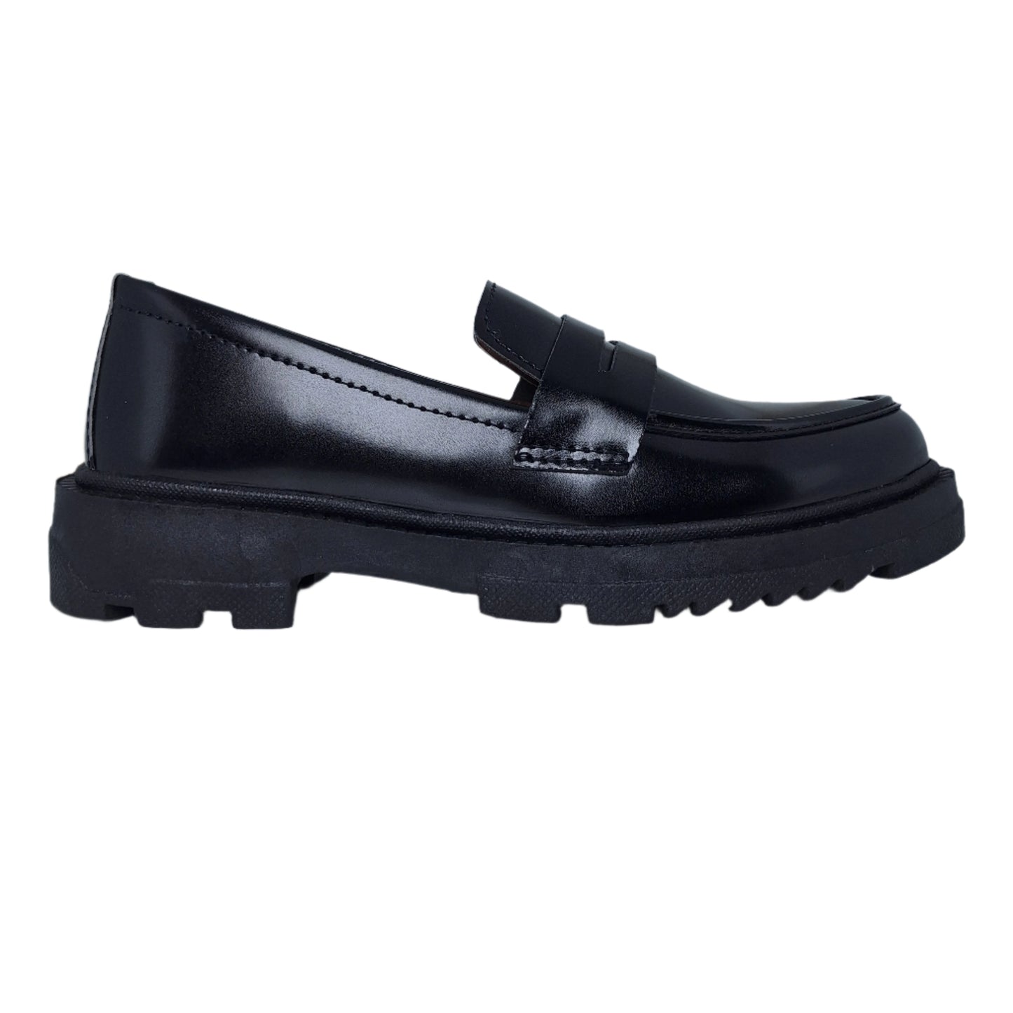Chunky Penny Loafers - BLK