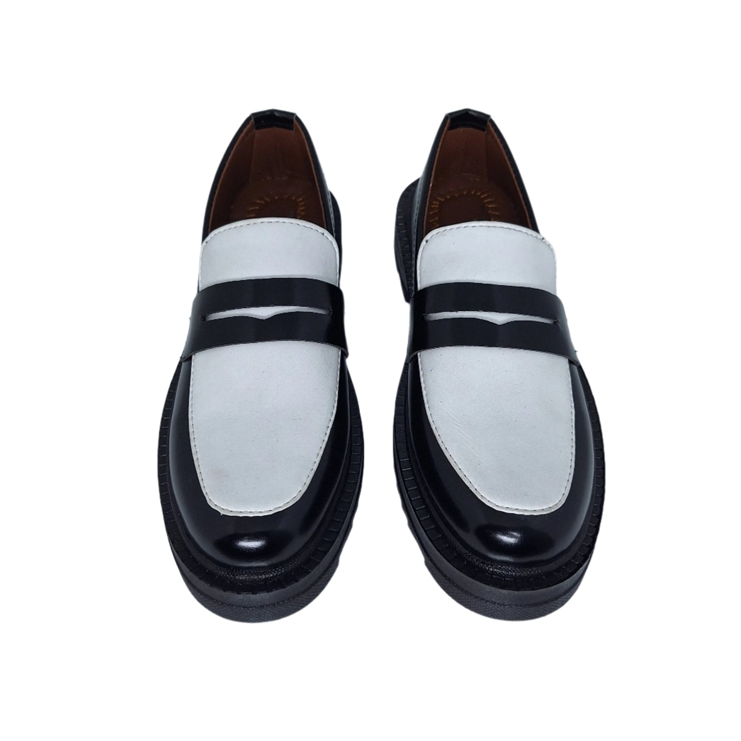 Chunky Penny Loafers - Dual Tone