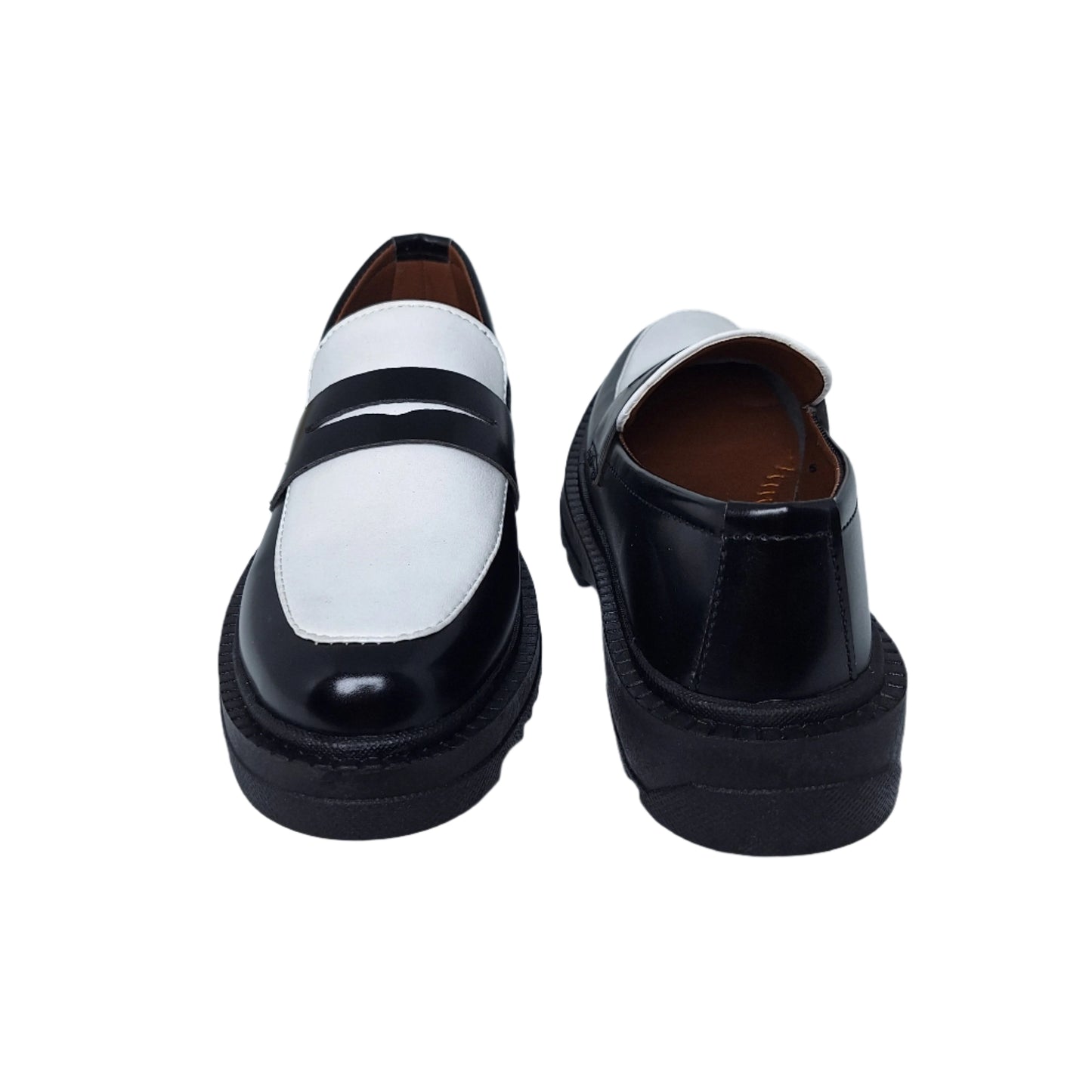 Chunky Penny Loafers - Dual Tone