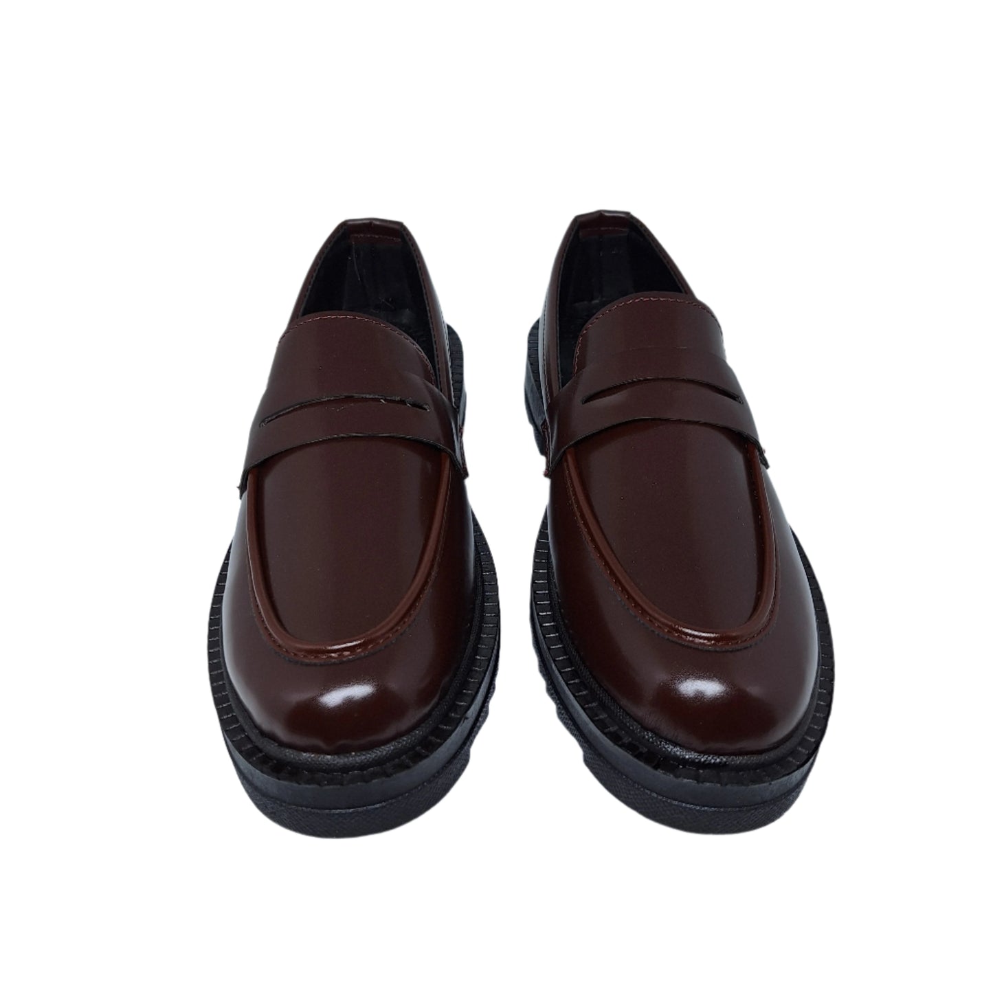 Chunky Penny Loafers - BRN