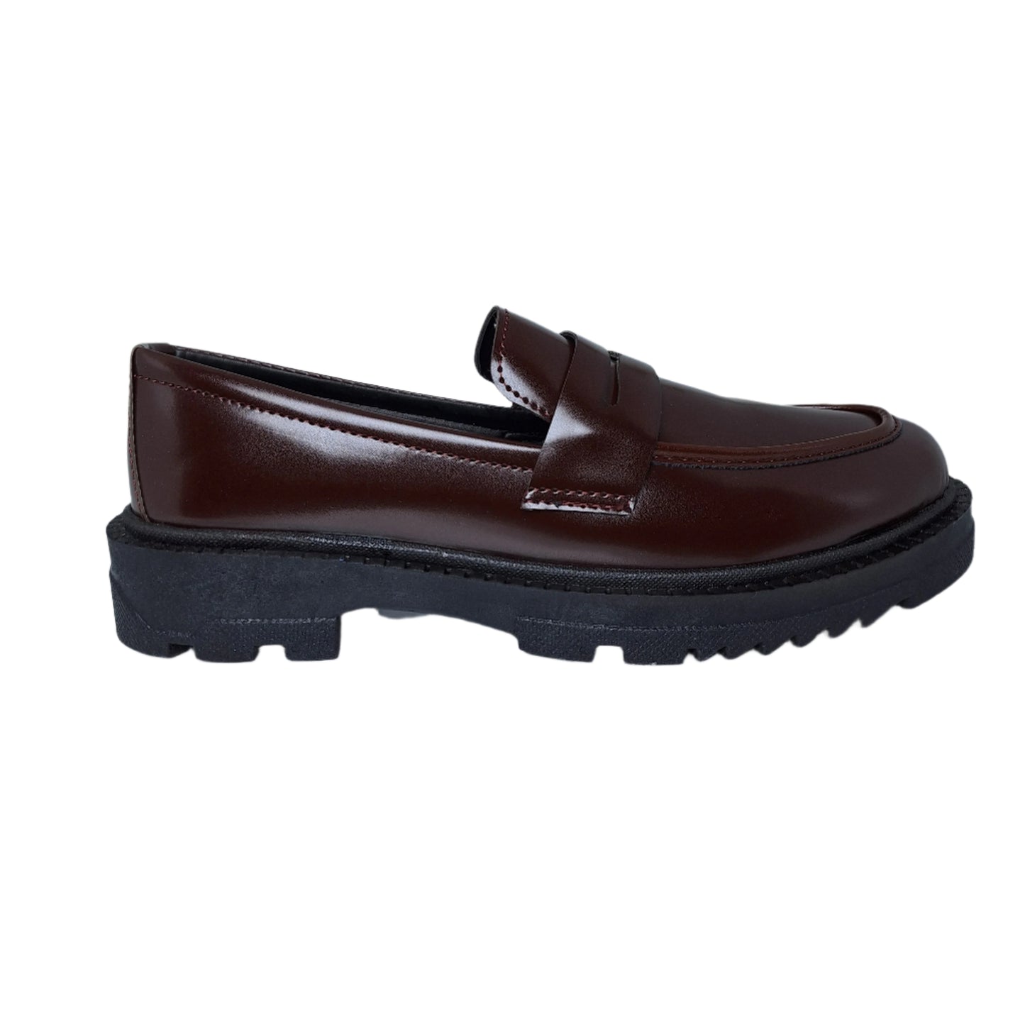 Chunky Penny Loafers - BRN