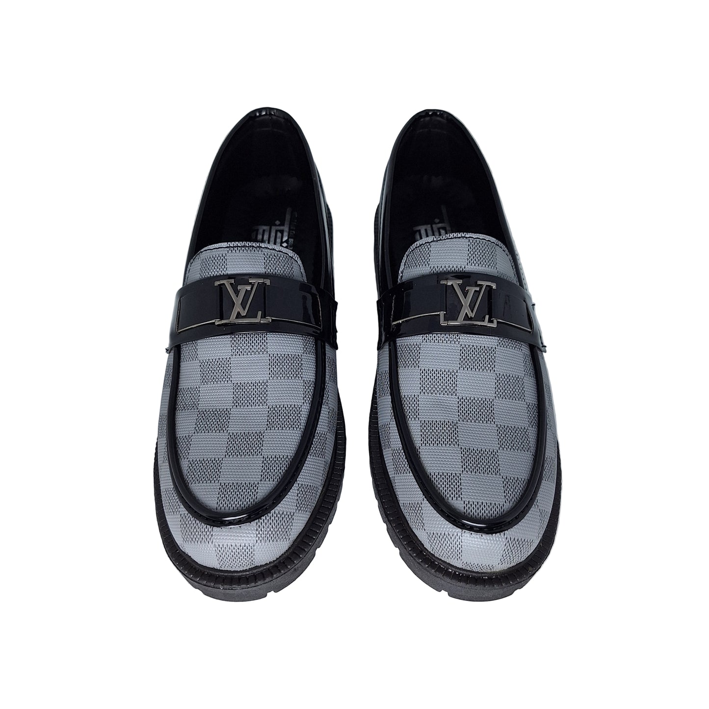 CheckMate Loafers - Grey