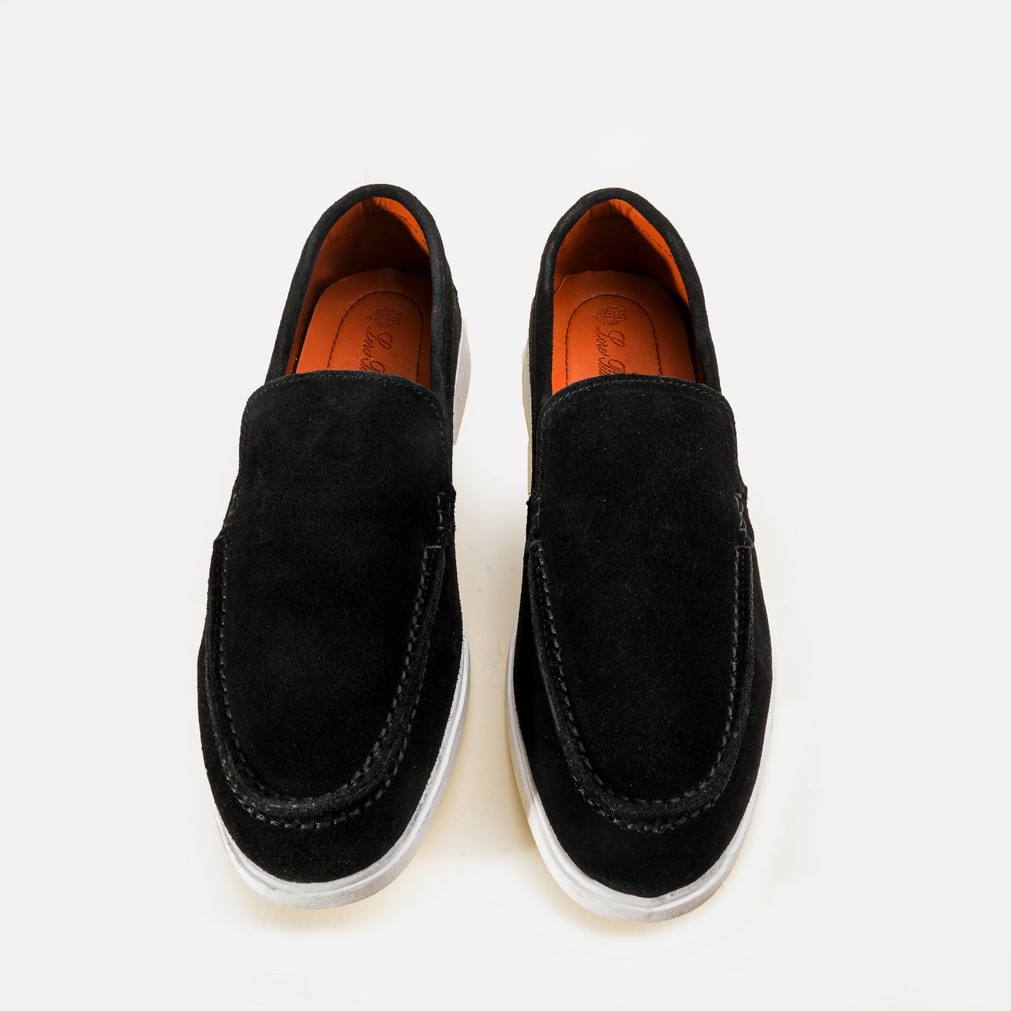 Premium Old Money Suede Loafers - Black