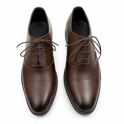 Executive Leather Oxfords Goodyear Welted - BRN
