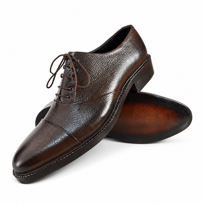 Executive Leather Oxfords Goodyear Welted - BRN