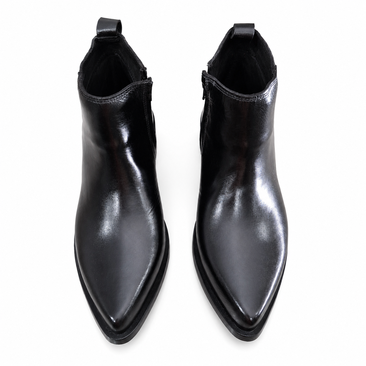 Cowboy Pointed Leather Boots