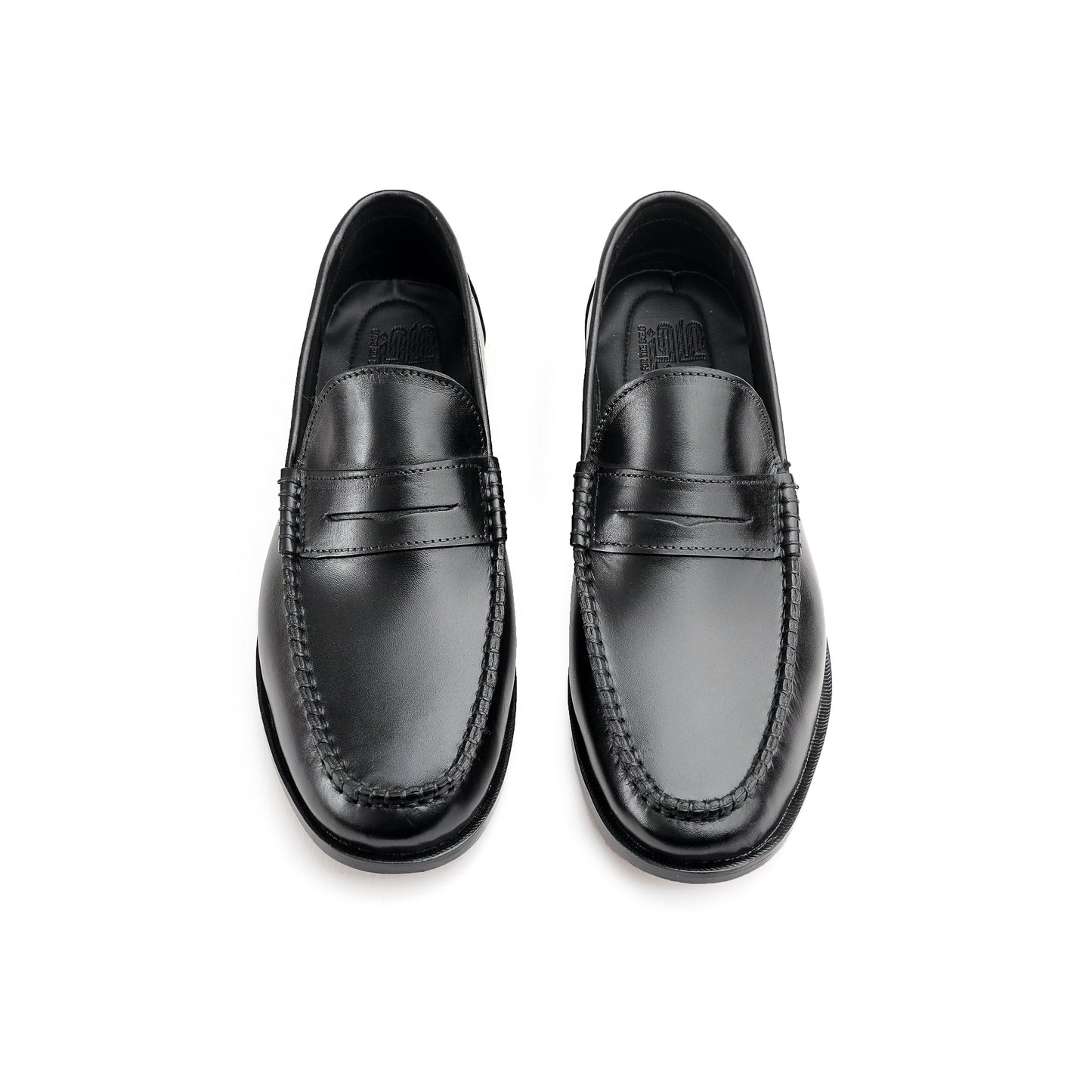 Leather Classic Penny Loafers - BLK