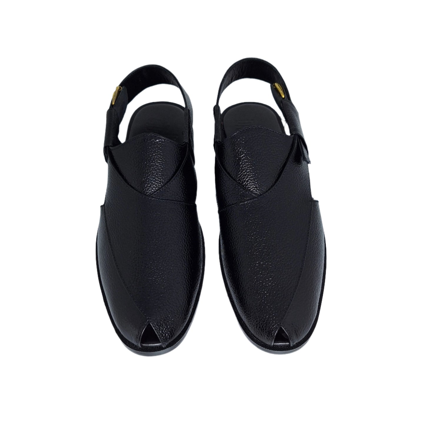 Mild Leather Black Peshawari Sandals